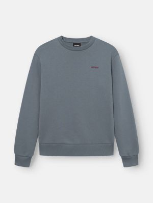 Sweater ronde hals, druk rug 438